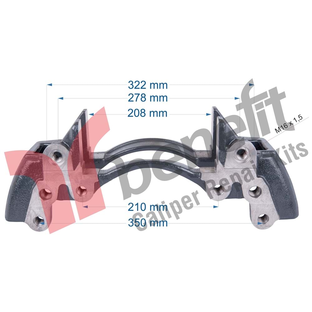 KNR KALİPER SEMERİ - YENİ MODEL MERCEDES ARKA 4140 0004231006
