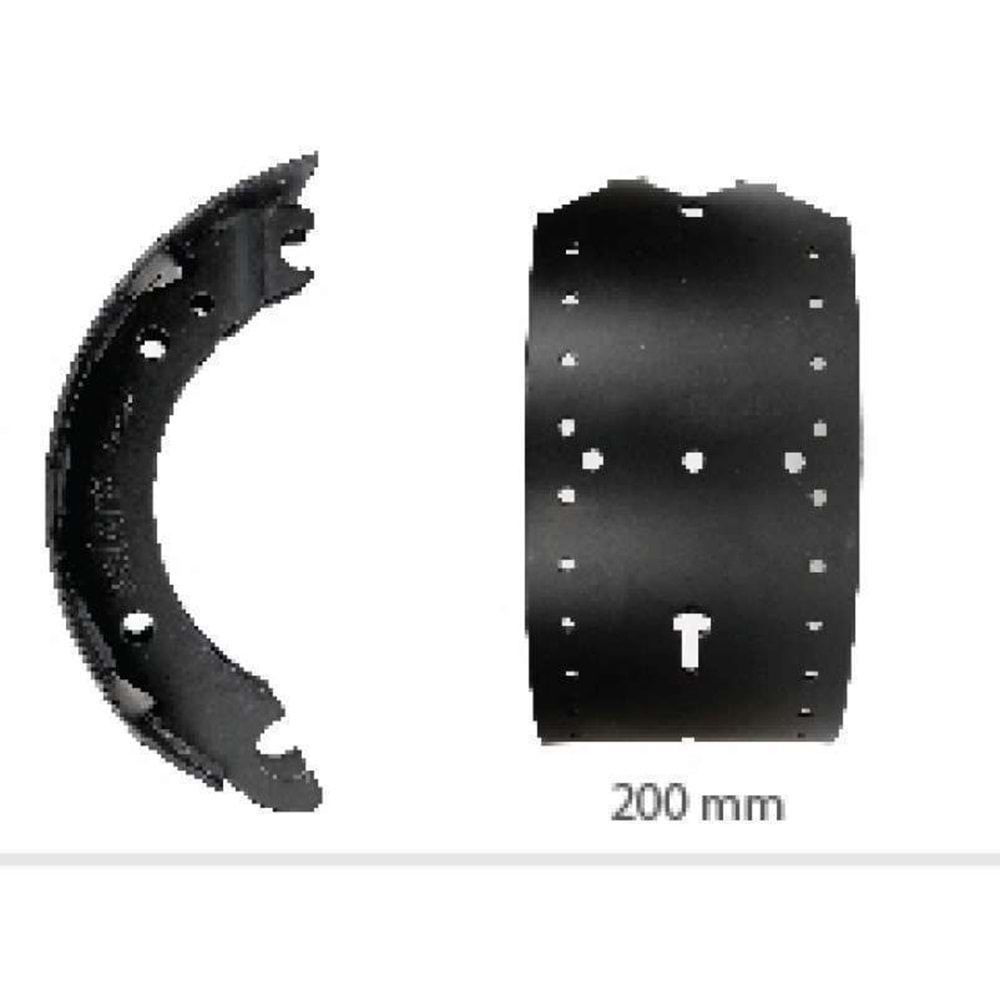 PABUÇ - BPW YENİ MODEL - 20 LİK 420X200MM OEM NO:0509127830