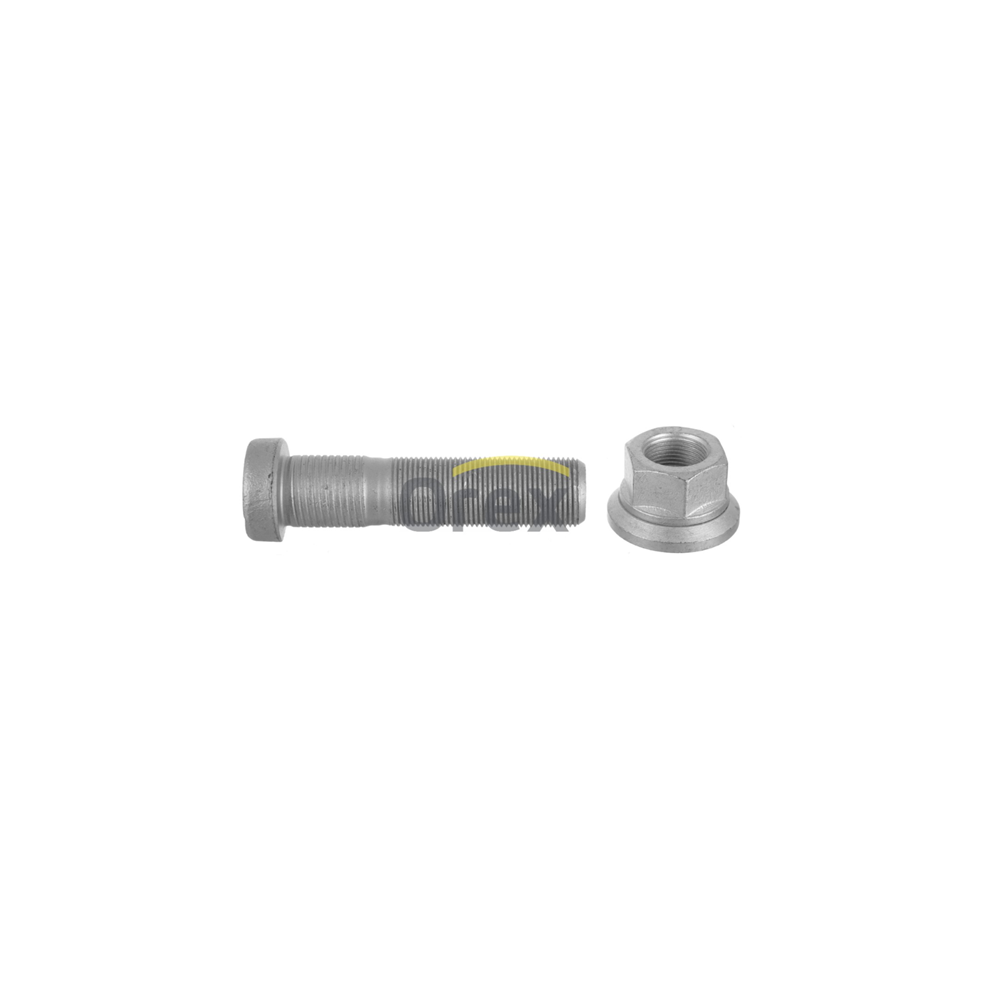 Bijon M22x92mm Somunlu, Yivli (Gri)