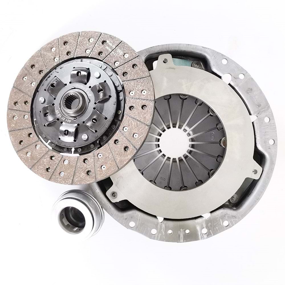 DEBRİYAJ SETİ - DODGE AS200 - AS250 4 İLERİ / BASKI+DİSK+RULMAN+ÇATAL BRAKETİ