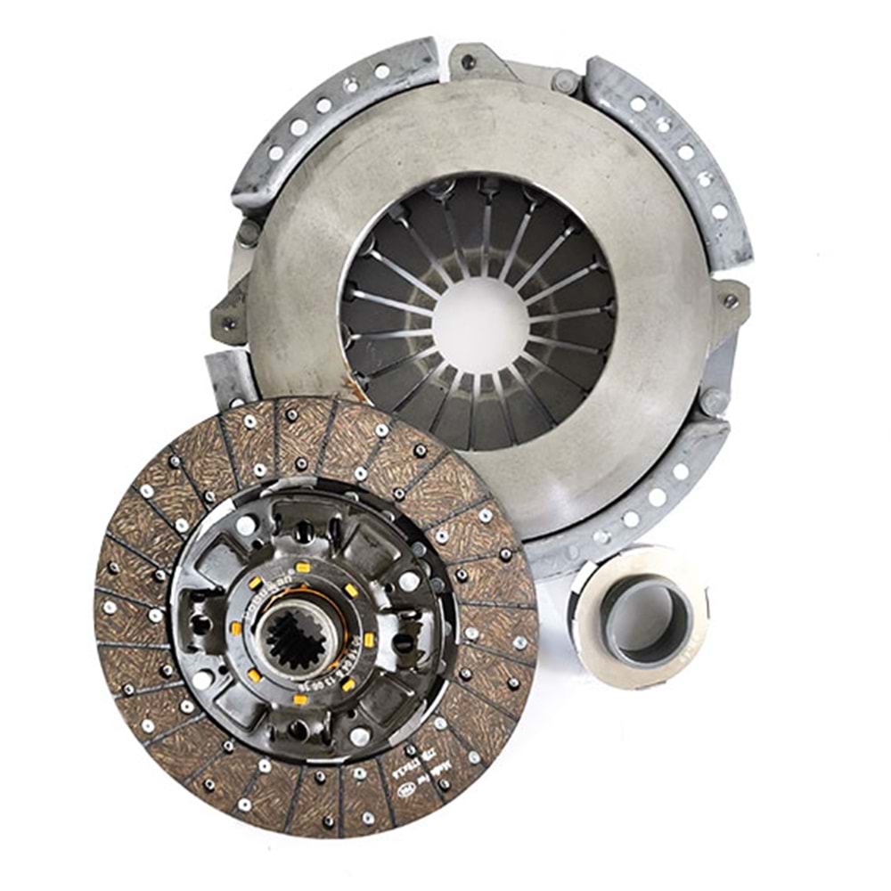 DEBRİYAJ SETİ - MITSUBISHI CANTER FUSO EURO 4-5 - FE711-FE 730-FE 839 / BASKI+DİSK+ALIN RULMANI