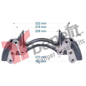 KNR KALİPER SEMERİ - YENİ MODEL MERCEDES ARKA 4140 0004231006