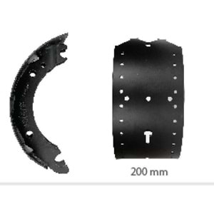 PABUÇ - BPW YENİ MODEL - 20 LİK 420X200MM OEM NO:0509127830