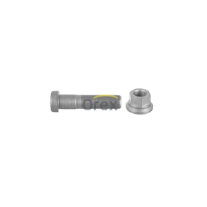Bijon M22x92mm Somunlu, Yivli (Gri)