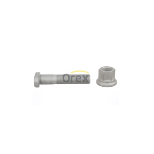 Bijon M22x110mm Somunlu, Yivli (Gri, Elips Başlıklı)