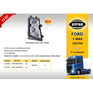 SOL FAR KOMPLE AYFAR F MAX LEDLİ