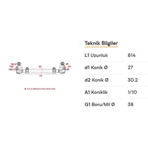 KOMPLE ROT - FORD 5C463304BA 5C463304BB