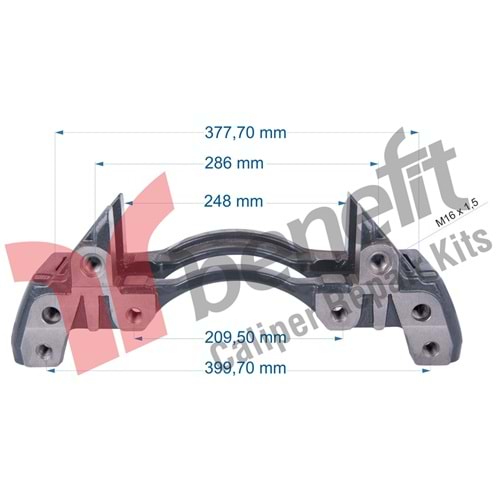 KNR KALİPER SEMERİ - MERCEDES ÖN DİNGİL 0004211106