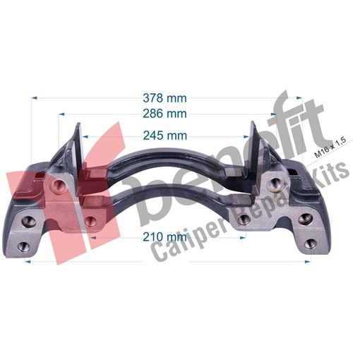 KNR KALİPER SEMERİ - YENİ MODEL MERCEDES ÖN 4140 0004215706