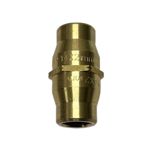 RAKOR ÇİFT YÖNLÜ HORTUM ADAPTÖRÜ - 14X2,0 MM