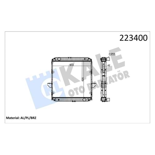 MOTOR RADYATÖRÜ BMC 522