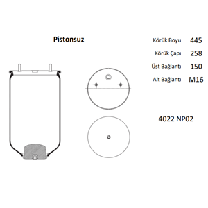 KÖRÜK DORSE/SAF DİNGİL-PİSTONSUZ
