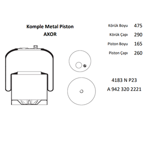 KÖRÜK - MERCEDES KOMPLE MT. PST.