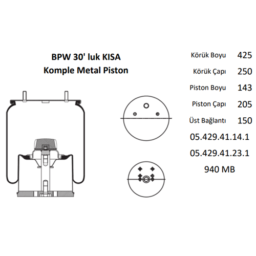 KÖRÜK- DORSE / BPW DİNGİL