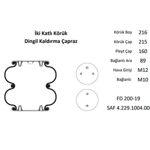KATLI - DORSE DİNGİL KALDIRMA - İKİ KATLI