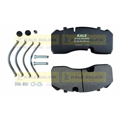 DİSK FREN BALATASI - ARKA 29165 BP KÖGEL DORSE MERCEDES ATEGO