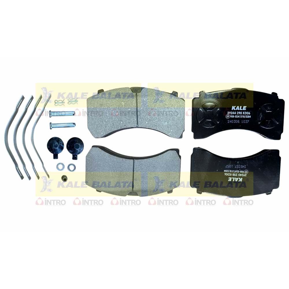 DİSK FREN BALATASI - ARKA 29244 MERCEDES ACTROS