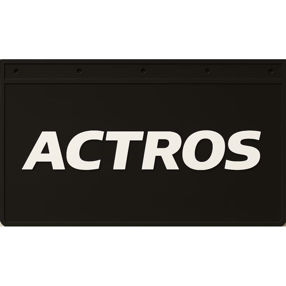 PAÇALIK - 60X35 CM TABAN SİYAH KABARTMA YAZI ACTROS