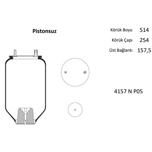 SÜSPANSİYON KÖRÜĞÜ - PİSTONSUZ - F - AUF