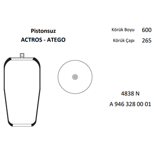SÜSPANSİYON KÖRÜK PİSTONSUZ