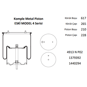 SÜSPANSİYON KÖRÜGÜ KOMPLE SCANİA