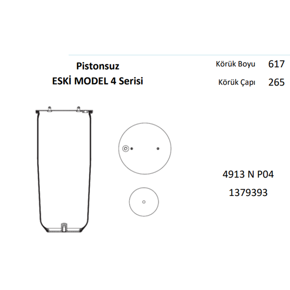 SÜSPANSİYON KÖRÜGÜ PİSTONSUZ