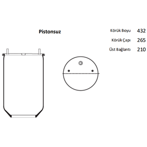 KÖRÜK - DORSE PİSTONSUZ