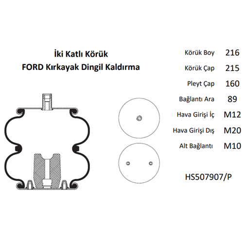SÜSPANSİYON KÖRÜK KATLI
